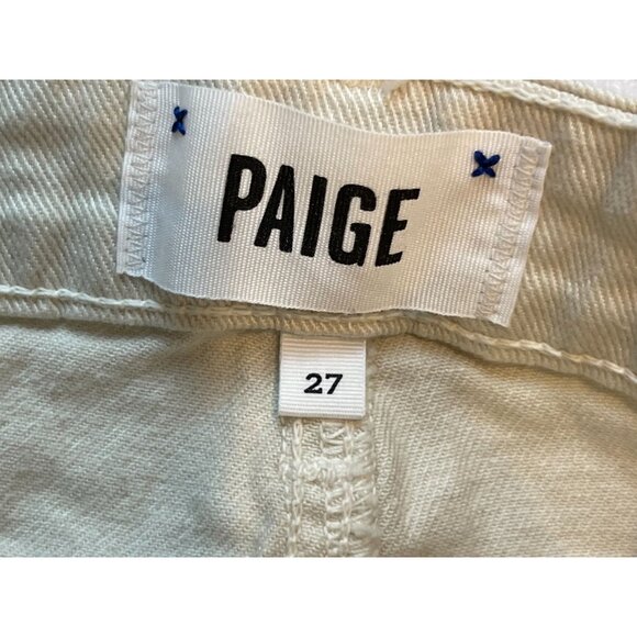 Paige Womens Cut Off Shorty Mini Shorts Echo Park Grey Nomad Size 27 - Picture 9 of 11